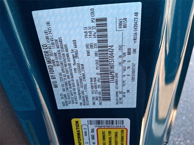 2026 Ford Mustang EcoBoost® Premium Fastback