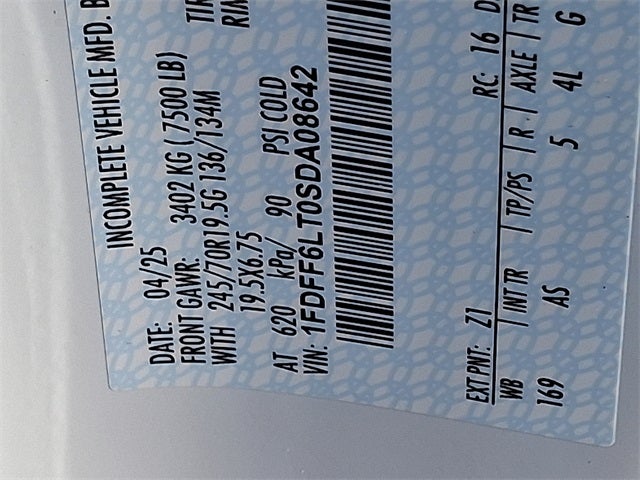 2025 Ford F-600SD XL Mason Dump Truck