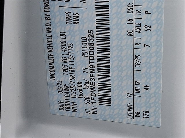 2026 Ford E-350SD Base Cutaway Box Van