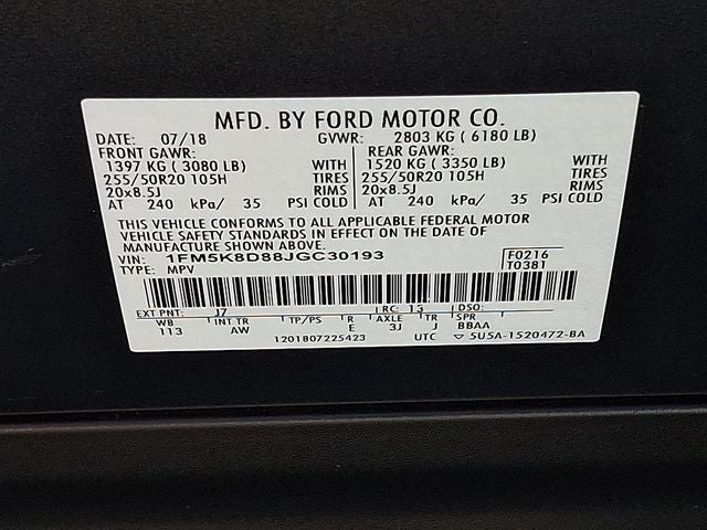 2018 Ford Explorer XLT