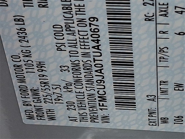 2026 Ford Escape Platinum