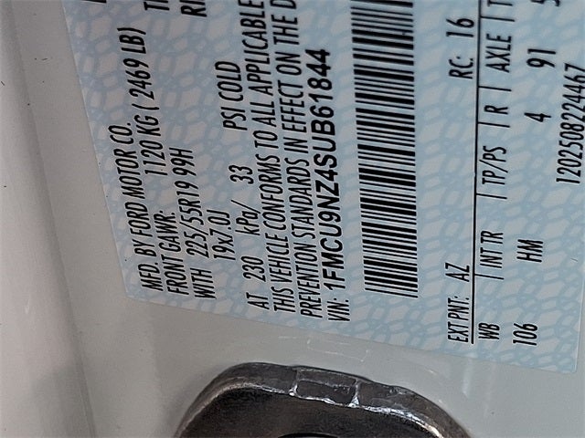 2025 Ford Escape Hybrid ST-Line Select