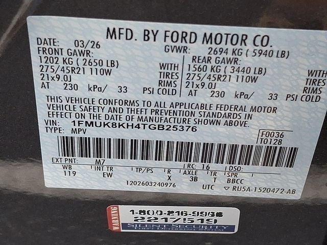 2026 Ford Explorer ST-Line