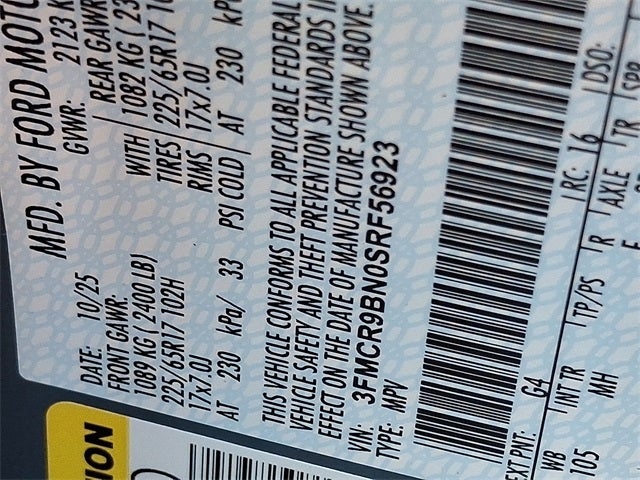 2025 Ford Bronco Sport Big Bend