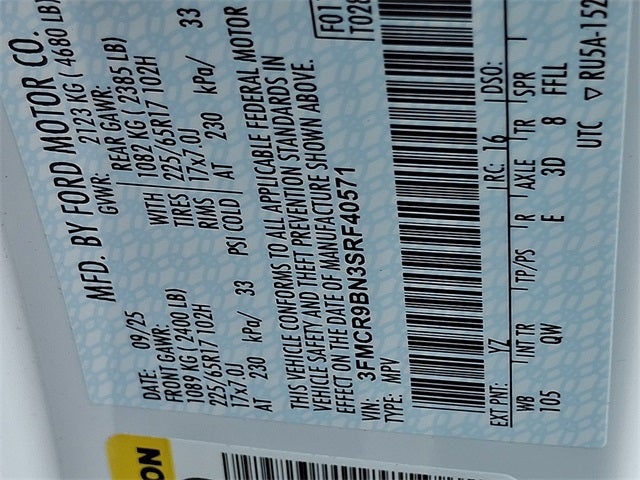 2025 Ford Bronco Sport Big Bend