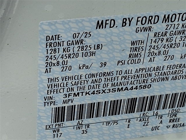 2025 Ford Mustang Mach-E GT