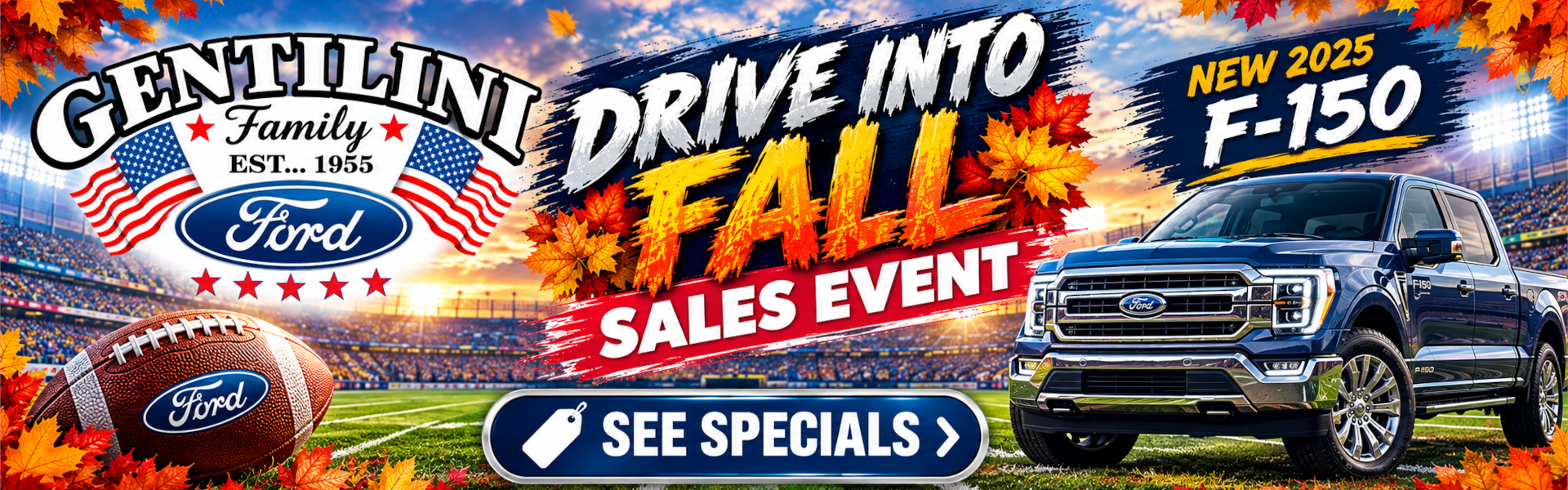 Drive Into Fall Sales Event