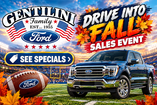 Drive Into Fall Sales Event